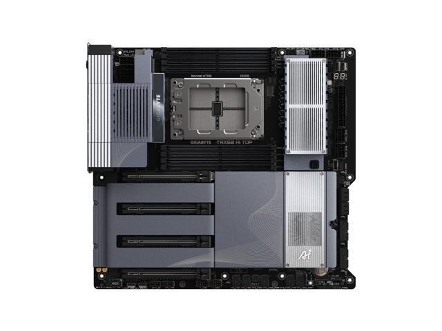GIGABYTE TRX50 AI TOP sTR5 AMD TRX50 EATX Motherboard - DDR5, PCIe 5.0 M.2, PCIe 5.0, USB4 Type-C, Wi-Fi 7, Marvell 10GbE