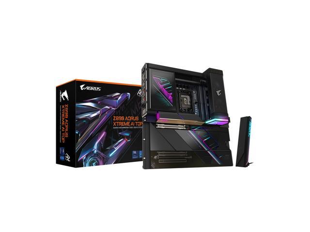 GIGABYTE Z890 AORUS XTREME AI TOP Intel Core Ultra (Series 2) LGA 1851 Motherboard, E-ATX, DDR5, 4x M.2, PCIe 5.0, Thunderbolt 5, WIFI7, 10GbE LAN,...