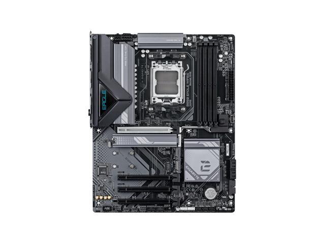 GIGABYTE B850 EAGLE WIFI6E AMD AM5 LGA 1718 Motherboard, ATX, DDR5, 3x M.2, PCIe 5.0, USB-C, WIFI6E, 1GbE LAN, EZ-Latch 5-Year Warranty