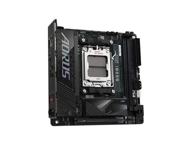 GIGABYTE B850I AORUS PRO AMD AM5 LGA 1718 Motherboard, Mini-ITX, DDR5, 2x M.2, PCIe 5.0, USB-C, WIFI7, 2.5GbE LAN, EZ-Latch, 5-Year Warranty