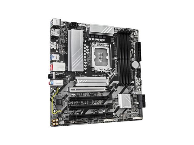 GIGABYTE B860M DS3H WIFI6E Intel Core Ultra (Series 2) LGA 1851 Motherboard, mATX, DDR5, 2x M.2, PCIe 5.0, USB-C, WIFI6E, 2.5GbE LAN, EZ-Latch