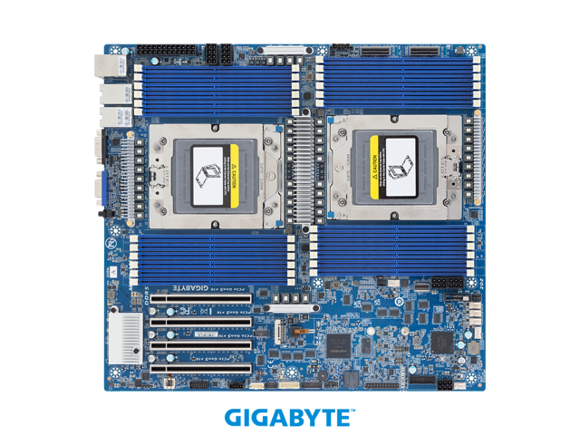 GIGABYTE MZ73-LM2 Motherboard - AMD EPYC 9005/9004 - E-ATX DP PCIe Gen5 cTDP 500W