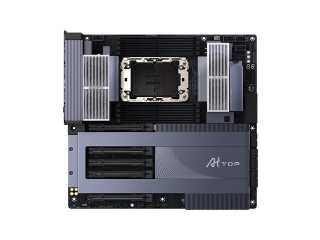 GIGABYTE W790 AI TOP Intel Xeon W Processor Motherboard (LGA4677), E-ATX, DDR5, 6x M.2, PCIe 5.0, Thunderbolt 4, WIFI7, 10GbE LAN, EZ-Latch