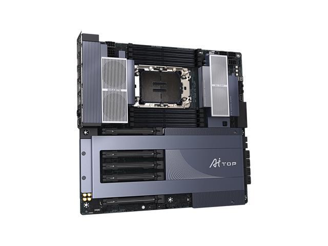 GIGABYTE W790 AI TOP Intel Xeon W Processor Motherboard (LGA4677), E-ATX, DDR5, 6x M.2, PCIe 5.0, Thunderbolt 4, WIFI7, 10GbE LAN, EZ-Latch