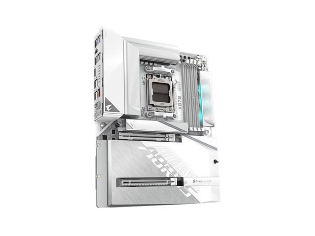 GIGABYTE - X870 AORUS STEALTH ICE (Socket AM5) AMD X870 ATX DDR5 Wi-Fi 7 Motherboard - White - image 4