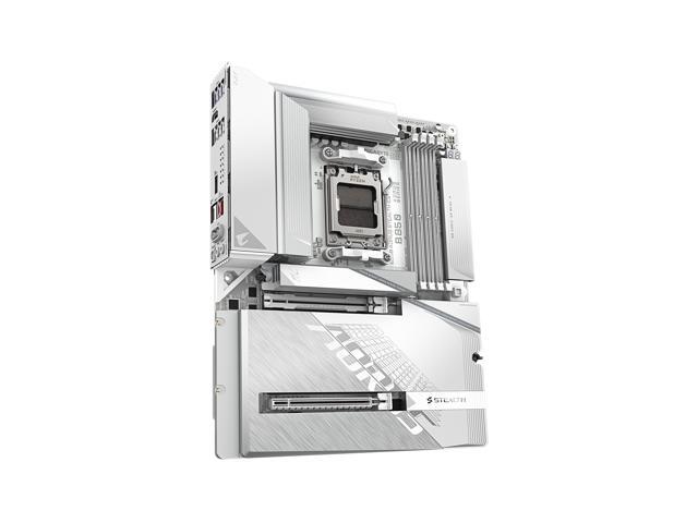 GIGABYTE - B850 AORUS STEALTH ICE (Socket AM5) AMD B850 ATX DDR5 Wi-Fi 7 Motherboard - White - image 4