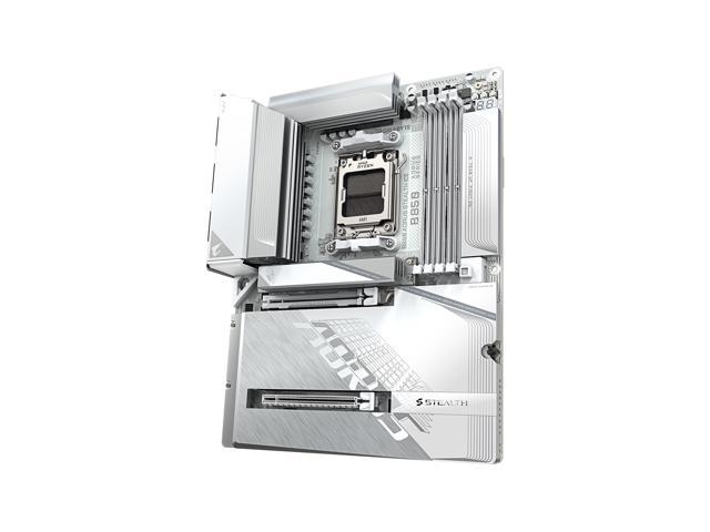 GIGABYTE - B850 AORUS STEALTH ICE (Socket AM5) AMD B850 ATX DDR5 Wi-Fi 7 Motherboard - White - image 5
