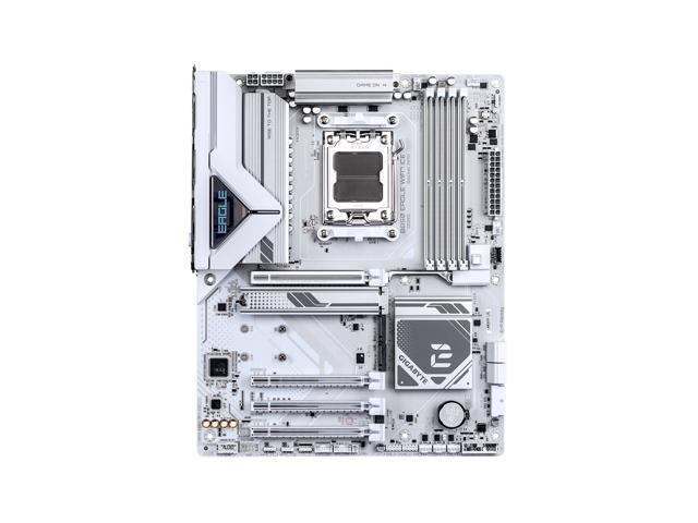 GIGABYTE - B850 EAGLE WIFI7 ICE (Socket AM5) AMD B850 ATX DDR5 Wi-Fi 7 Motherboard - White - image 3