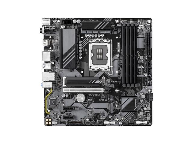 GIGABYTE B760M DS3H WIFI6E GEN5 LGA 1700 Intel B760 M-ATX Motherboard with DDR5, M.2, PCIe 5.0, USB 3.2 Gen 2 Type-C, WIFI6E 2.5GbE LAN, WIFI...