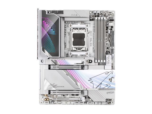 GIGABYTE X870E AORUS MASTER X3D ICE AMD AM5 LGA 1718 ATX Motherboard, Supports AMD Ryzen 9000/8000/7000 Series Processors, DDR5, 18+2+2 Power...