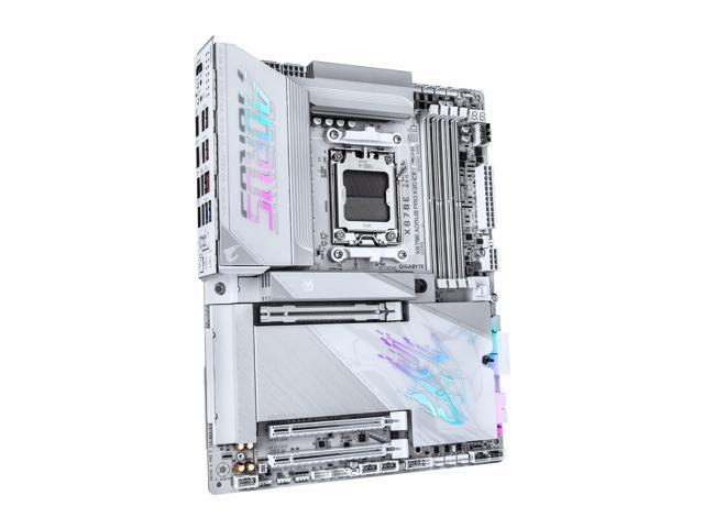 GIGABYTE X870E AORUS PRO X3D ICE AMD AM5 LGA 1718 ATX Motherboard, Supports AMD Ryzen 9000/8000/7000 Series Processors, DDR5, 18+2+2 Power Phase,...