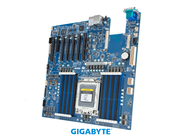 GIGABYTE MZ32-AR1 Motherboard - AMD EPYC 7003 - E-ATX UP RoT