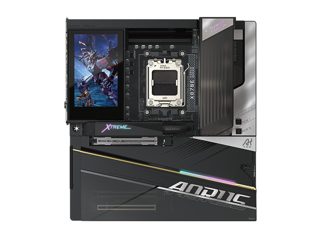 GIGABYTE X870E AORUS XTREME X3D AI TOP AMD AM5 LGA 1718, E-ATX, Supports AMD Ryzen 9000/8000/7000 Series Processors, DDR5, 24+2+2 Total Power...