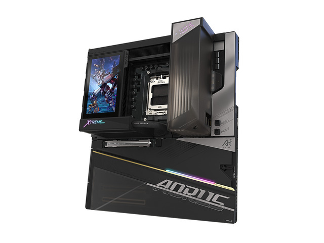 GIGABYTE X870E AORUS XTREME X3D AI TOP AMD AM5 LGA 1718, E-ATX, Supports AMD Ryzen 9000/8000/7000 Series Processors, DDR5, 24+2+2 Total Power...