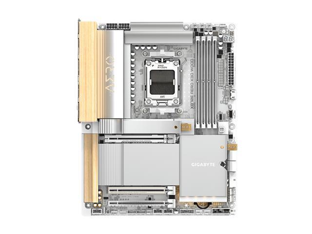 GIGABYTE X870E AERO X3D WOOD AMD AM5 LGA 1718 Motherboard, ATX, Supports AMD Ryzen 9000/8000/7000 Series Processors, DDR5, 16+2+2 Total Power...