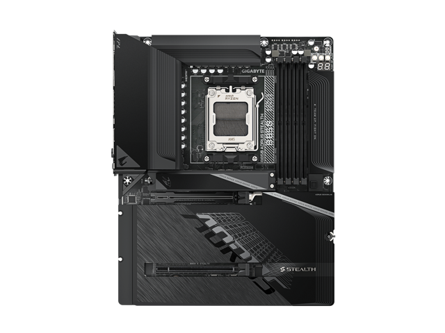 GIGABYTE B850 AORUS STEALTH AMD AM5 Motherboard, ATX, DDR5, 4x M.2, PCIe 5.0, USB-C, WIFI7, 5GbE LAN