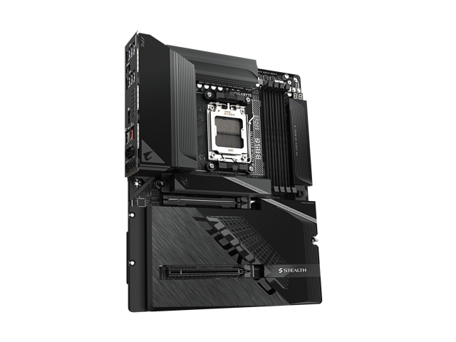 GIGABYTE B850 AORUS STEALTH AMD AM5 Motherboard, ATX, DDR5, 4x M.2, PCIe 5.0, USB-C, WIFI7, 5GbE LAN
