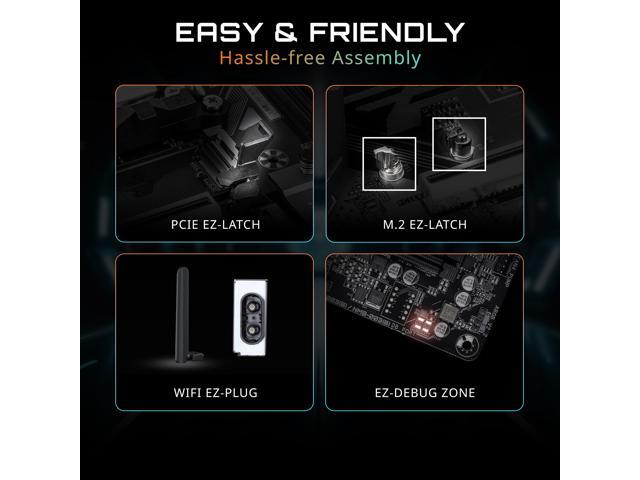 GIGABYTE B840 EAGLE WIFI6E AMD AM5 ATX Motherboard, Support Ryzen 9000/8000/7000 Series, 8+2+2 Power Phase, DDR5, 3x M.2, PCIe 4.0, USB-C 3.2 Gen...