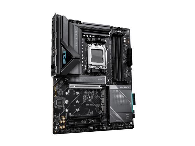 GIGABYTE X870E EAGLE X3D WF7 AMD AM5 ATX Motherboard, Supports AMD Ryzen 9000/8000/7000 Series, DDR5, 16+2+2 Power Phase, 4x M.2, PCIe 5.0, USB4...