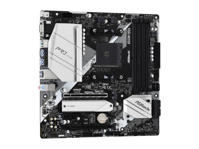 ASRock B550M PRO4 AM4 Micro ATX AMD Motherboard
