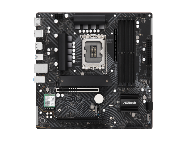 ASRock B760M PG Lightning WiFi LGA 1700 Micro ATX Motherboard