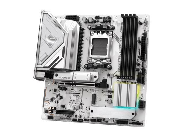 ASRock B850M STEEL LEGEND WIFI AM5 Micro ATX Motherboard
