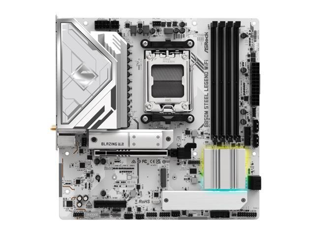 ASRock B850M STEEL LEGEND WIFI AM5 Micro ATX Motherboard