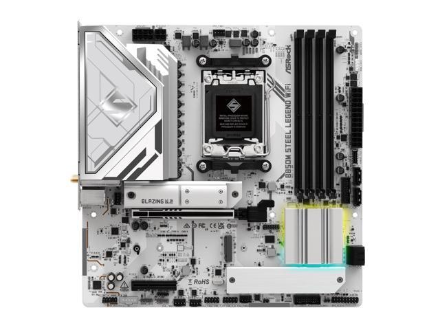 ASRock B850M STEEL LEGEND WIFI AM5 Micro ATX Motherboard