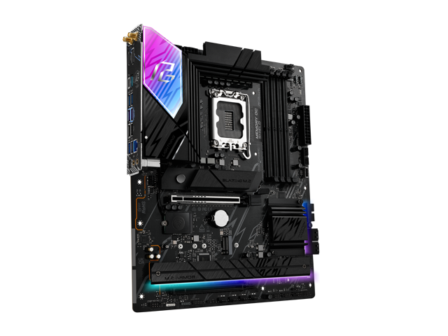 ASRock Phantom Gaming B860 Lightning WiFi LGA 1851 Intel B860 SATA 6Gb/s DDR5 ATX Motherboard