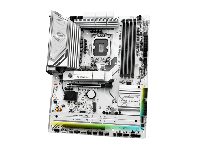 ASRock B860 Steel Legend WiFi LGA 1851 Intel B860 SATA 6Gb/s DDR5 ATX Motherboard