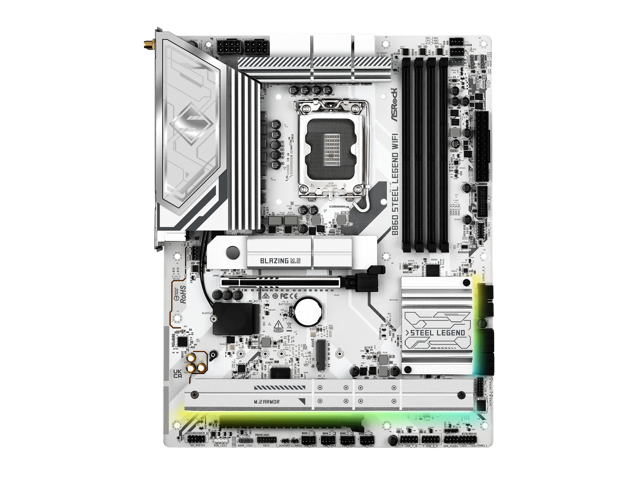 ASRock B860 Steel Legend WiFi LGA 1851 Intel B860 SATA 6Gb/s DDR5 ATX Motherboard