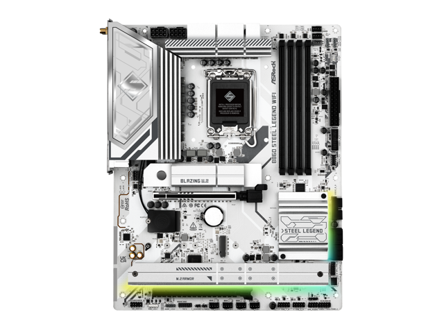 ASRock B860 Steel Legend WiFi LGA 1851 Intel B860 SATA 6Gb/s DDR5 ATX Motherboard