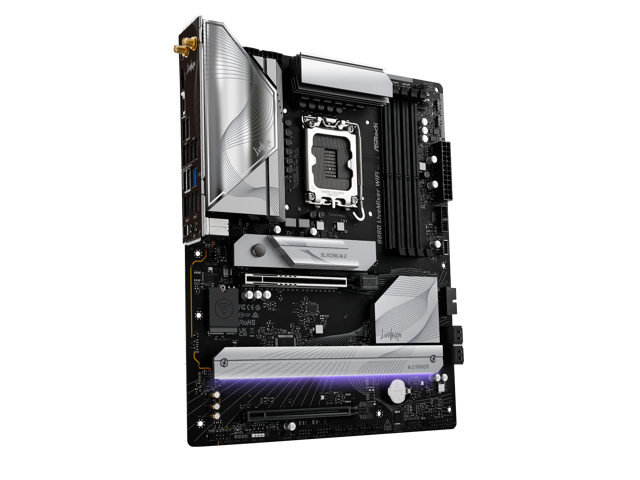 ASRock B860 LiveMixer WiFi LGA 1851 Intel B860 SATA 6Gb/s DDR5 Intel Core Ultra ATX Motherboard