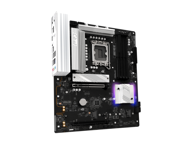 ASRock B860 Pro RS LGA 1851 Intel B860 SATA 6Gb/s DDR5 Intel Core Ultra ATX Motherboard