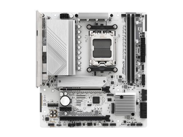 ASRock B650M-HDV/M.2 White AM5 Micro ATX Motherboard