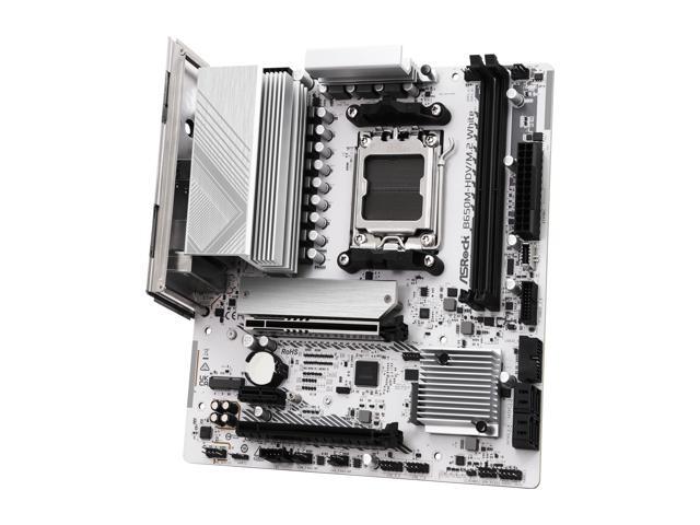 ASRock B650M-HDV/M.2 White AM5 Micro ATX Motherboard