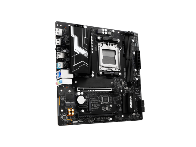 Open Box - ASRock B850M-X R2.0 AM5 Micro-ATX Motherboard: AMD Ryzen 9000/8000/7000 Ready DDR5 8200+ OC PCIe 5.0 M.2 2.5G LAN USB 3.2 Type-C...