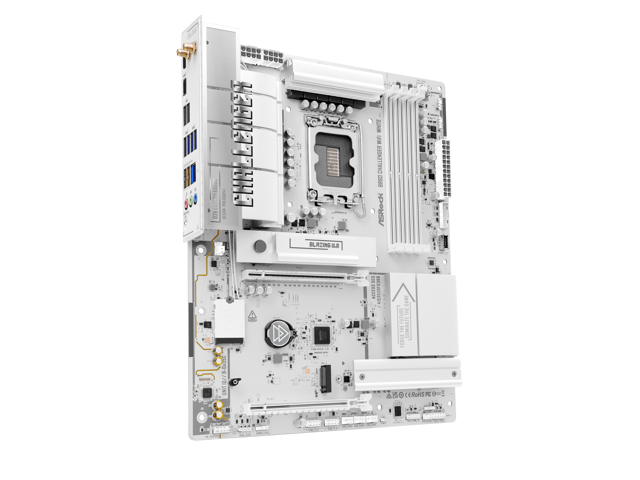ASRock B860 CHALLENGER WIFI WHITE LGA 1851 Intel B860 SATA 6Gb/s DDR5 Intel Core Ultra ATX Motherboard