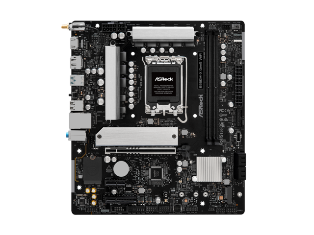 ASRock B860M-X GEN5 WIFI LGA 1851 Intel B860 SATA 6Gb/s DDR5 Intel Core Ultra Micro ATX Motherboard