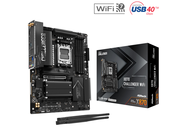 ASRock X870 Challenger WiFi AM5 AMD X870 ATX Motherboard