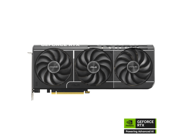 ASUS - PRIME NVIDIA GeForce RTX 5070 Ti OC Edition 16GB GDDR7 PCI Express 5.0 Graphics Card - Black - image 3