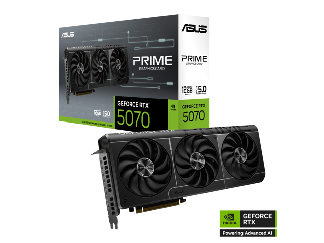ASUS - PRIME NVIDIA GeForce RTX 5070 12GB GDDR7 PCI Express 5.0 Graphics Card - Black - image 12