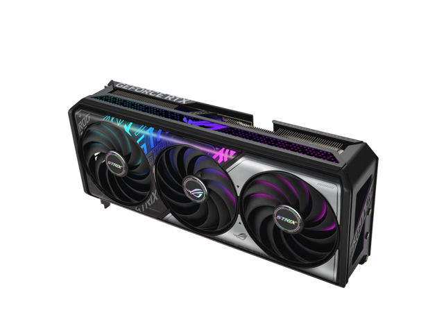 ASUS - ROG Strix NVIDIA GeForce RTX 5070 Ti OC Edition 16GB GDDR7 PCI Express 5.0 Graphics Card - Black - image 7