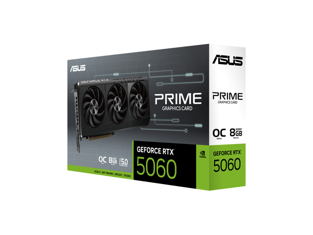 ASUS - PRIME NVIDIA GeForce RTX 5060 OC Edition 8GB GDDR7 PCI Express 5.0 Graphics Card - Black - image 11