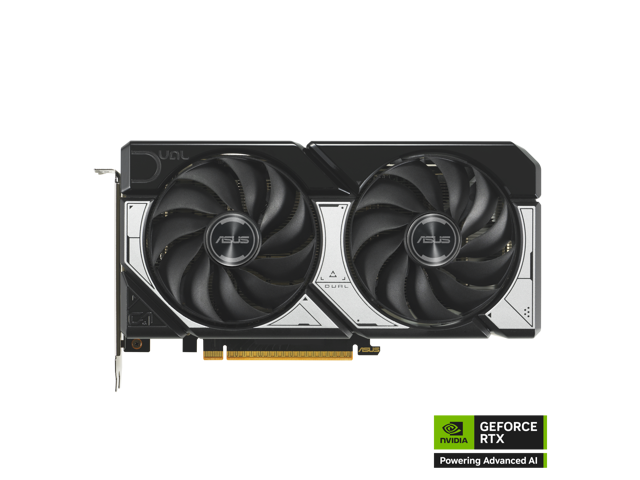 ASUS - DUAL NVIDIA GeForce RTX 5060 OC Edition 8GB GDDR7 PCI Express 5.0 Graphics Card - Black - image 3