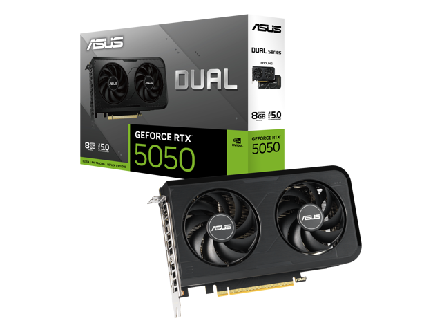 ASUS - DUAL NVIDIA GeForce RTX 5050 8GB GDDR6 PCI Express 5.0 Graphics Card - Black - image 12