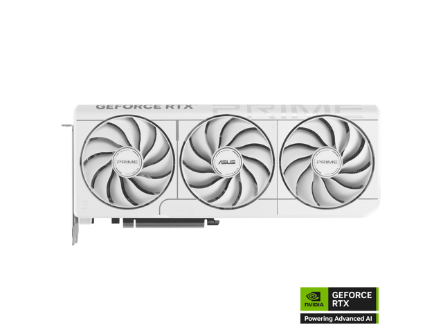 ASUS - PRIME NVIDIA GeForce RTX 5070 OC Edition 12GB GDDR7 PCI Express 5.0 Graphics Card - White - image 3