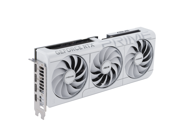 ASUS - PRIME NVIDIA GeForce RTX 5070 OC Edition 12GB GDDR7 PCI Express 5.0 Graphics Card - White - image 4