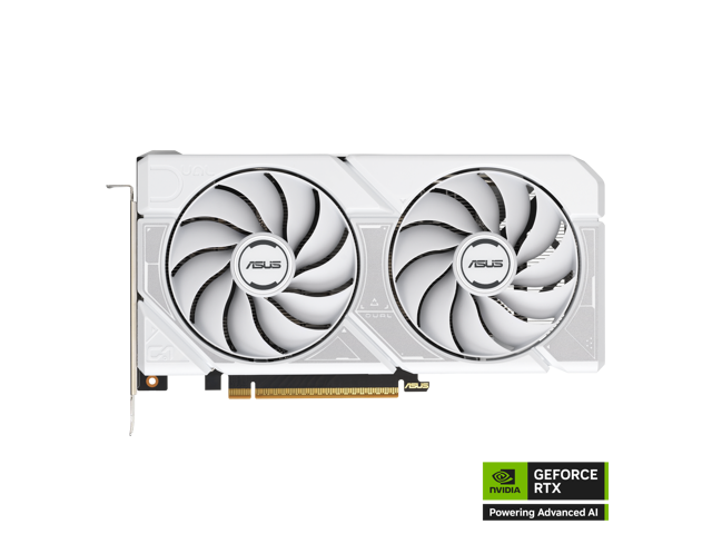 ASUS Dual GeForce RTX 5060 Graphics Card DUAL-RTX5060-O8G-WHITE