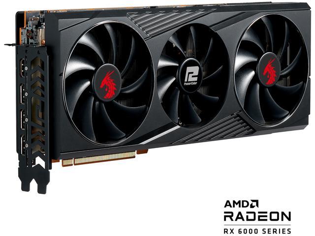 PowerColor Red Dragon AMD Radeon RX 6800 XT Gaming Graphics Card with 16GB GDDR6 Memory, Powered by AMD RDNA 2, Raytracing, PCI Express 4.0, HDMI 2.1, AMD Infinity Cache (B08V1WK4LB)